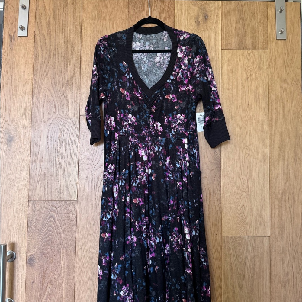Torrid Mini Supersoft Push V-Neck Skater Dress Sz 10 - Picture 7 of 7